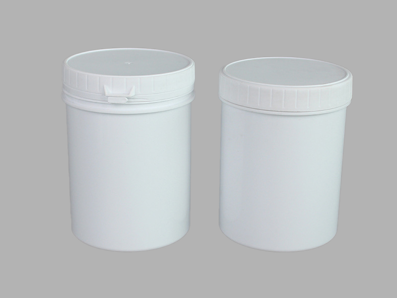 1.2L Straight-Sided Jar with Inner Plug | Custom Colors | PP/PE Material