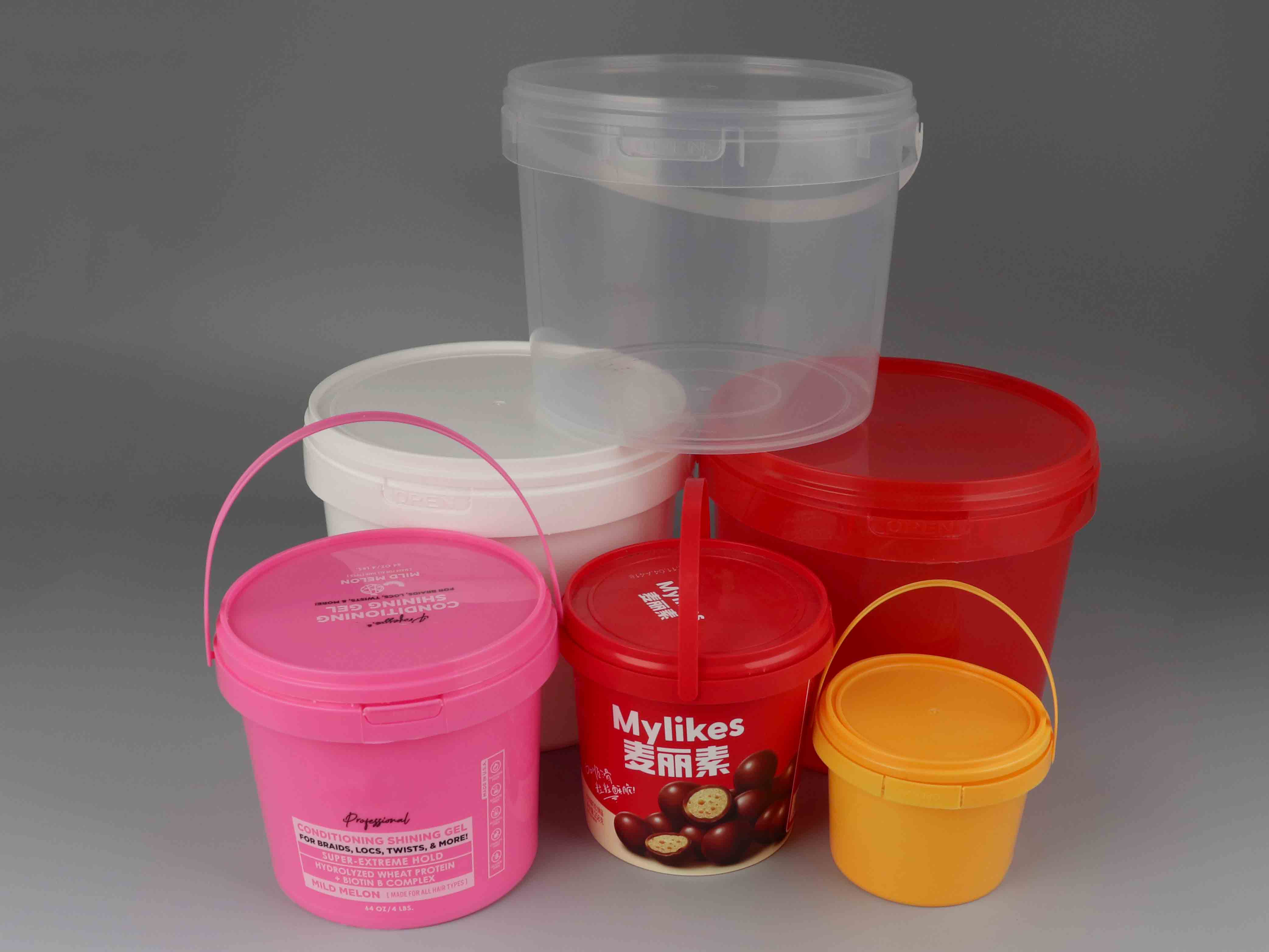 Plastic Round Buckets